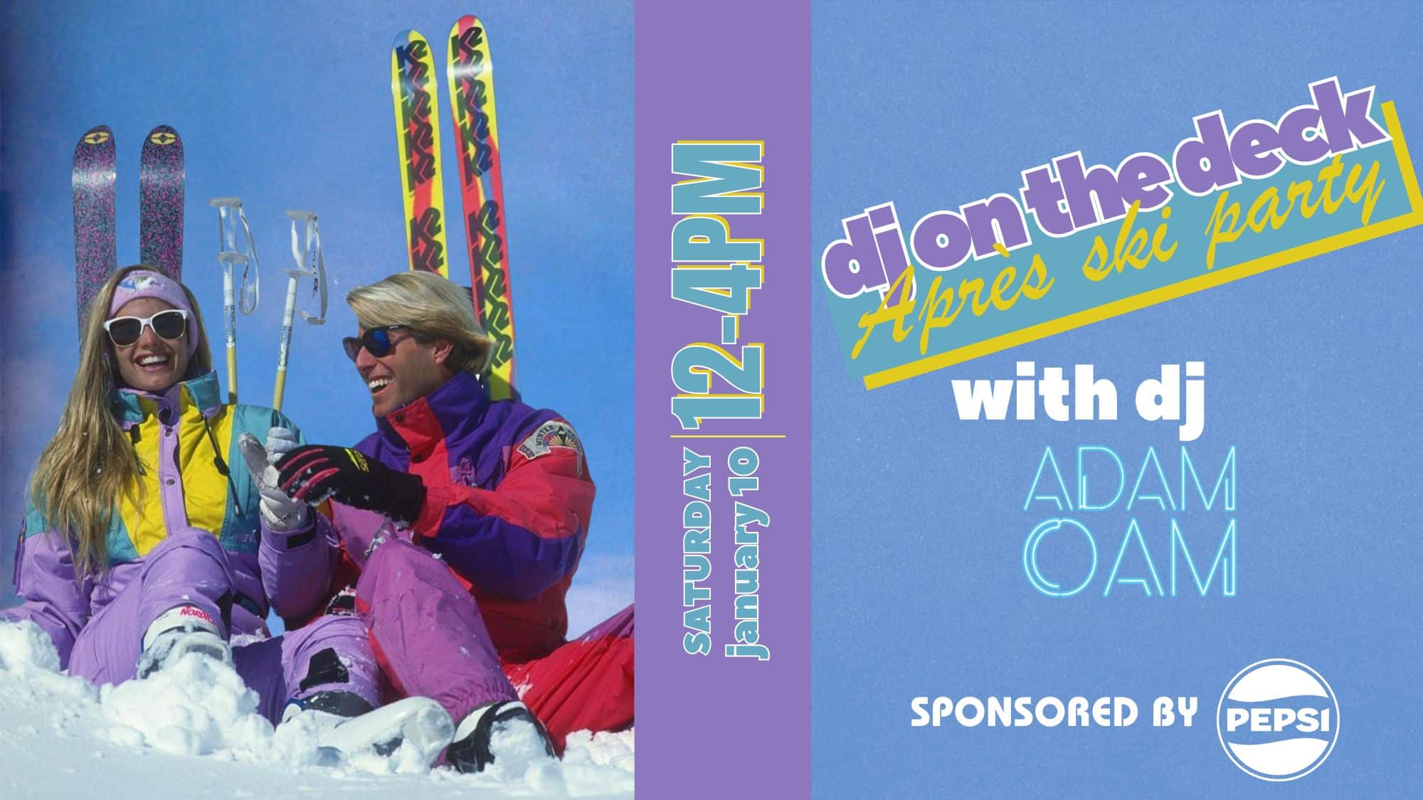 DJ on the Deck at Bousquet Mountain with DJ adam Oam